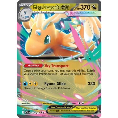 Mega Dragonite ex - 152/217 (152) Double Rare Holofoil
