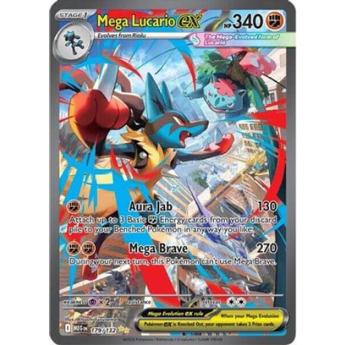 Mega Lucario ex - 179/132 (179) Special Illustration Rare