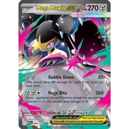 Mega Mawile ex - 094/132 (94) Double Rare Holofoil - Single