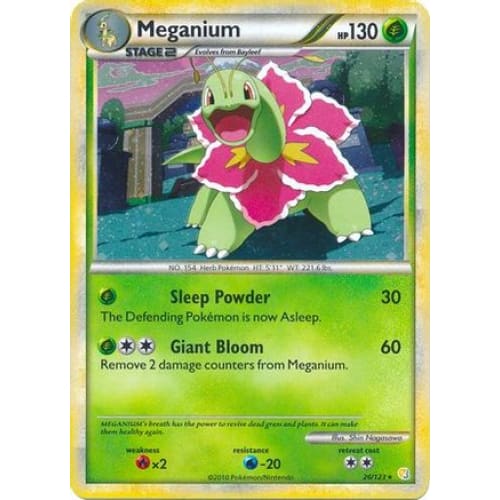 Meganium - 26/123 (Cosmos Holo) (26) Holo Rare Holofoil