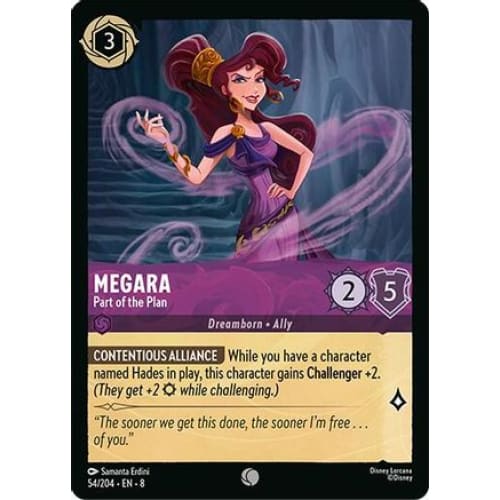 Megara - Part of the Plan (54/204) - Reign Jafar Cold Foil