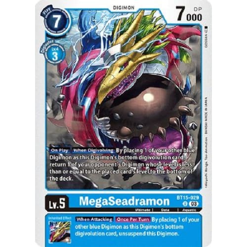 MegaSeadramon - BT15-029 - Uncommon - Single
