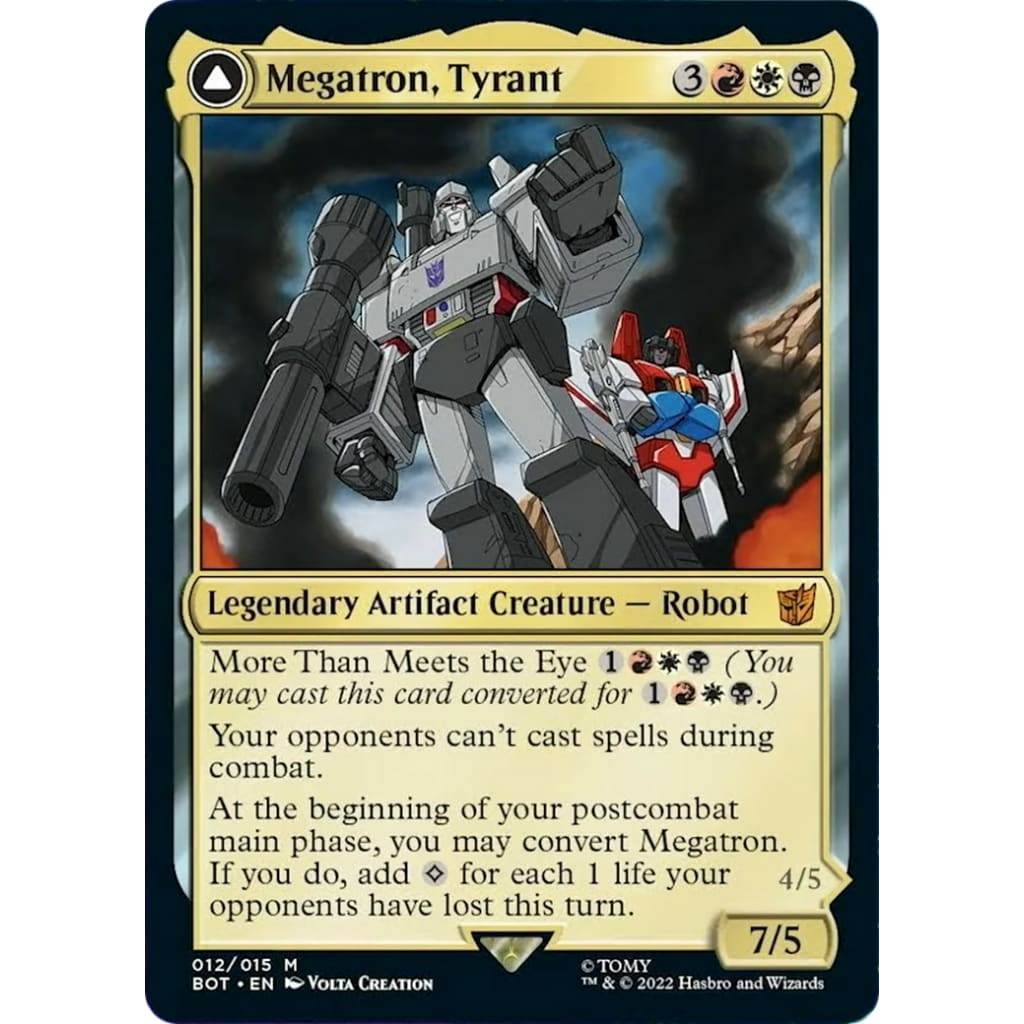 Megatron Tyrant // Destructive Force (BOT-012):