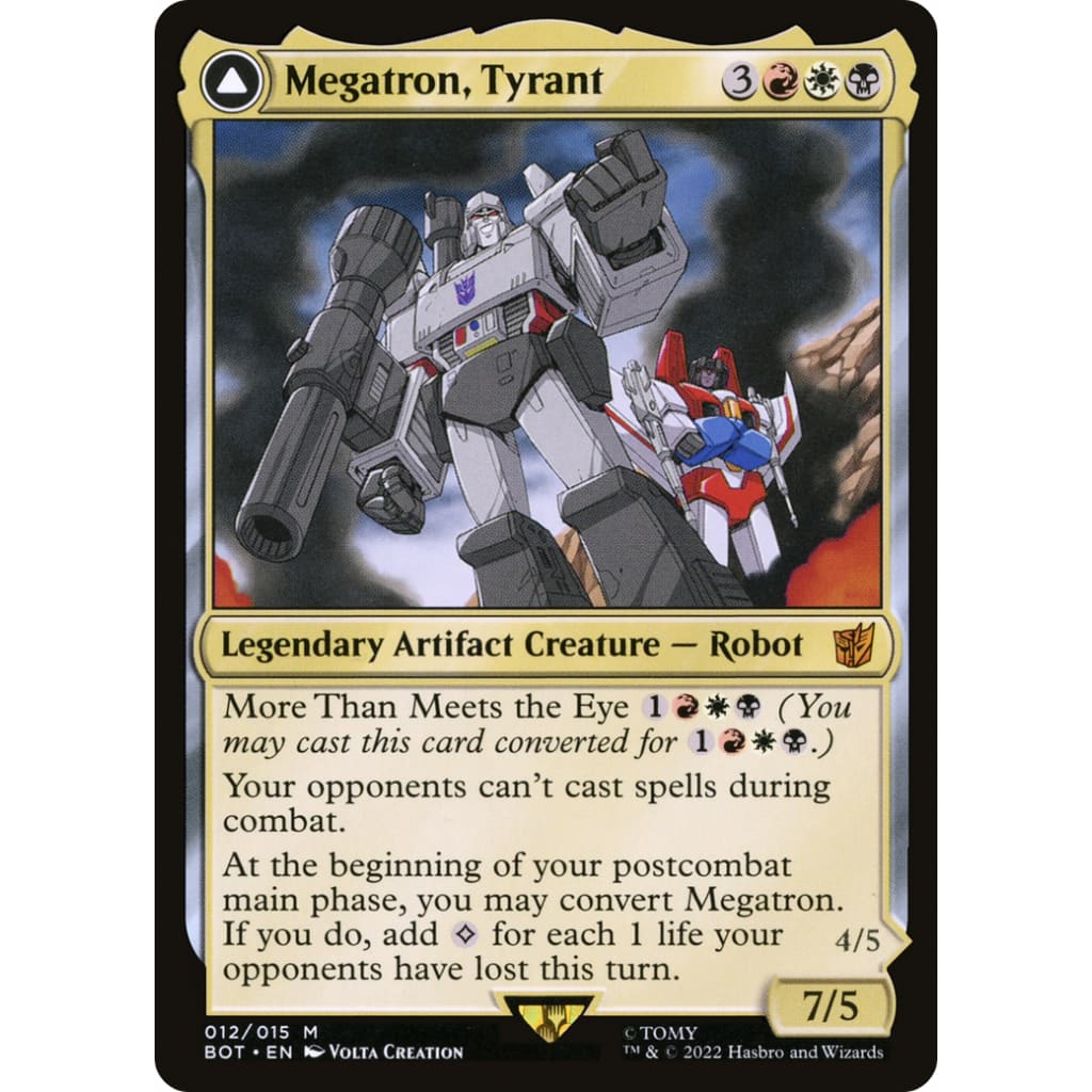 Megatron Tyrant // Destructive Force (BOT-012):