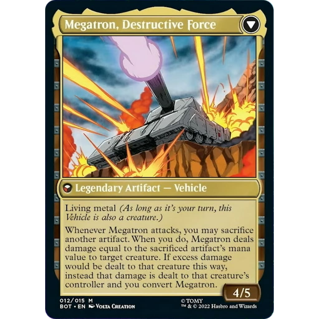 Megatron Tyrant // Destructive Force (BOT-012):