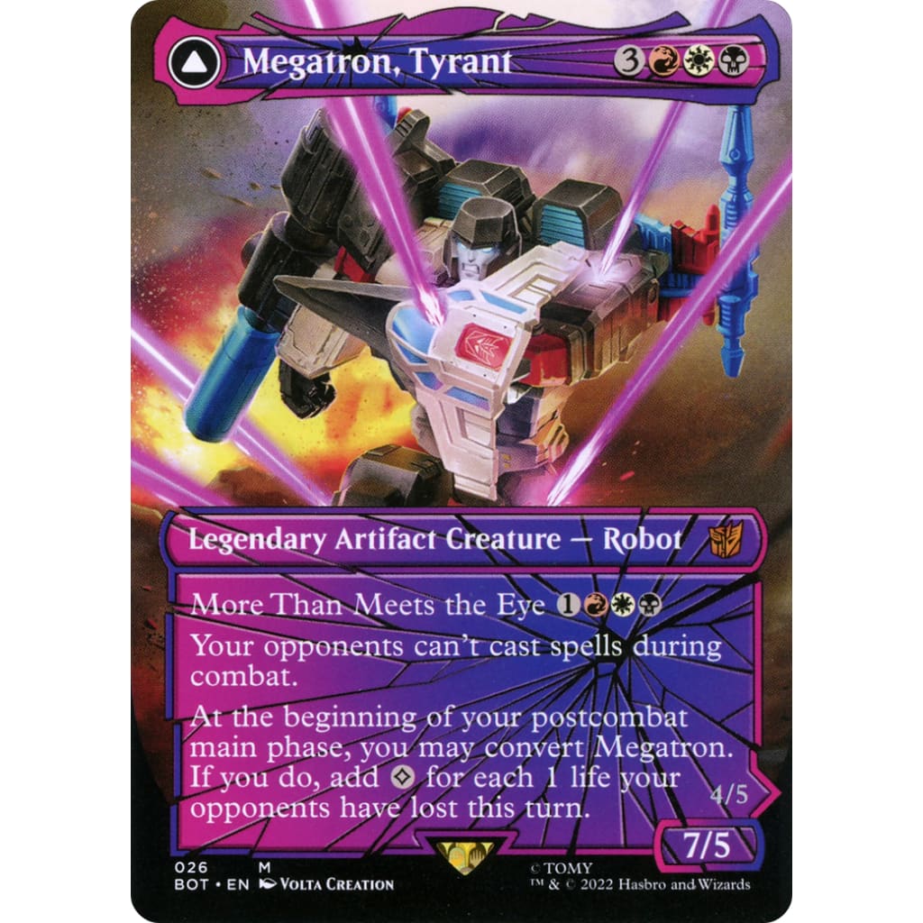 Megatron Tyrant // Destructive Force (BOT-026): (convertdfc