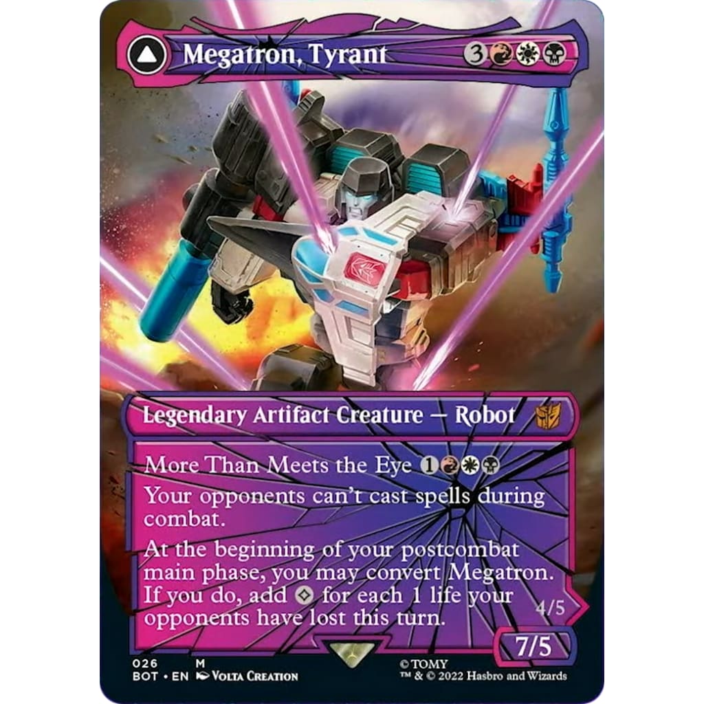 Megatron Tyrant // Destructive Force (BOT-026): (convertdfc