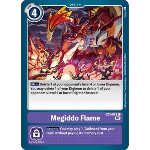 Megiddo Flame - EX3-072 - Common - Single