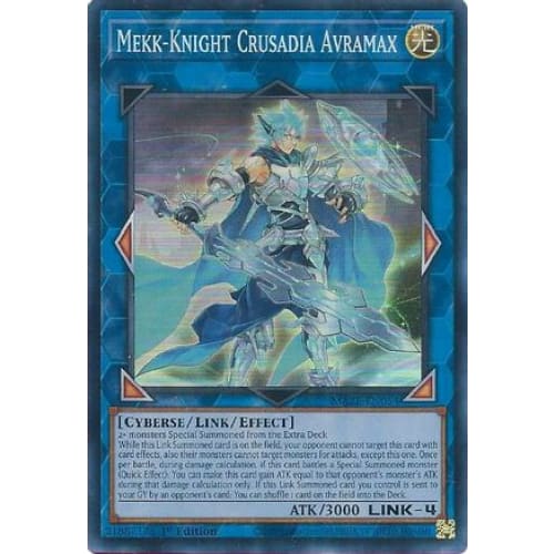 Mekk-Knight Crusadia Avramax - MAZE-EN054 Super Rare 1st