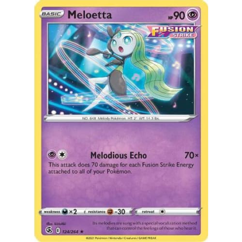 Meloetta (124/264) Rare Classic - Single