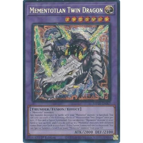 Mementotlan Twin Dragon - MP25-EN067 Prismatic Secret Rare