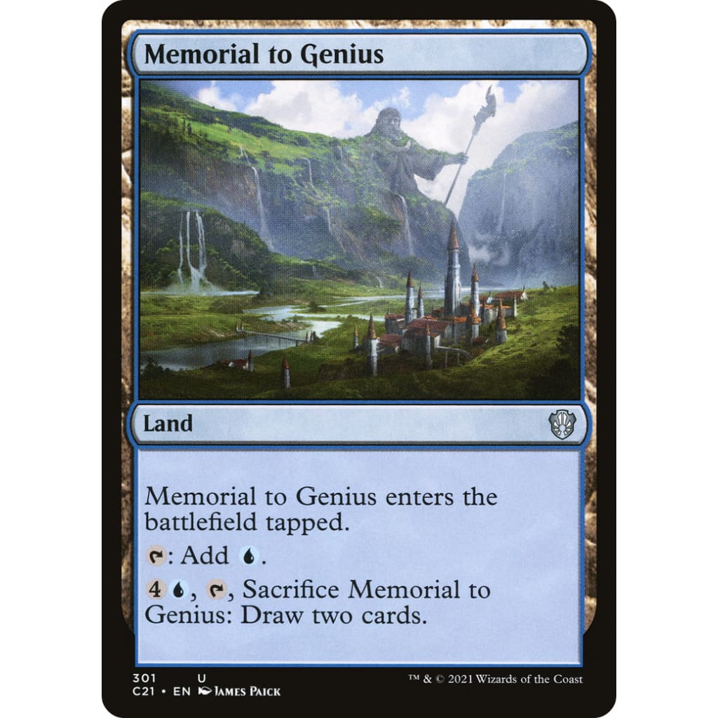 Memorial to Genius (C21-301) - Single