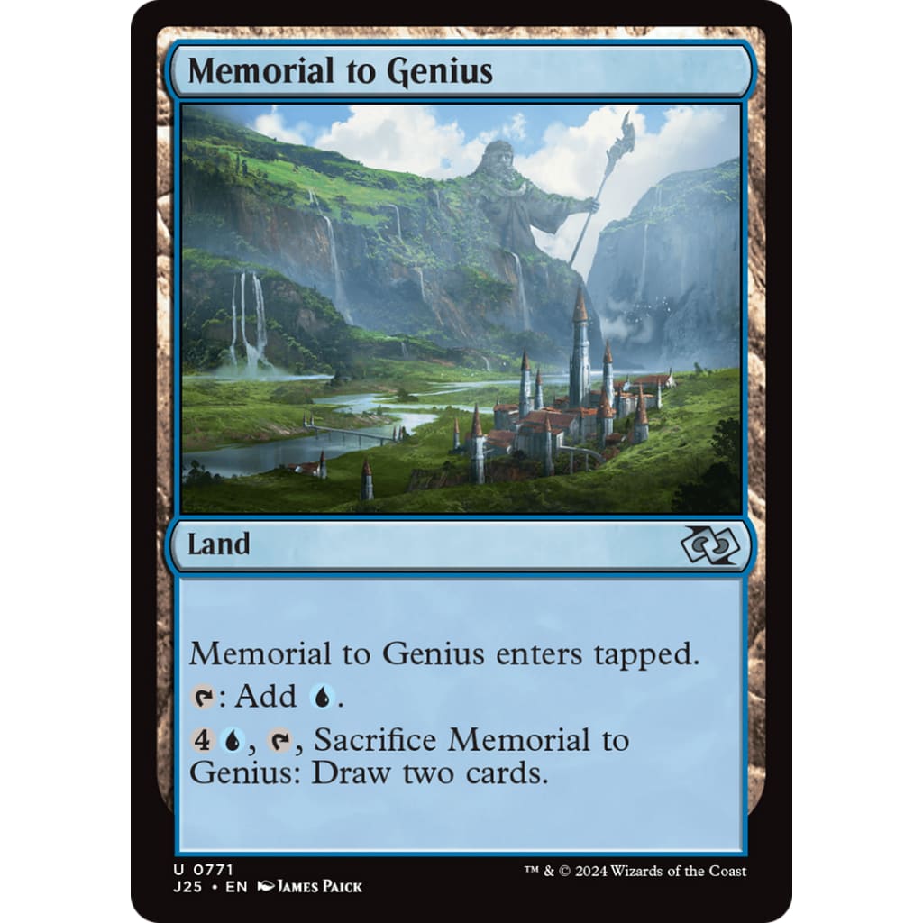 Memorial to Genius (J25-771) - Single