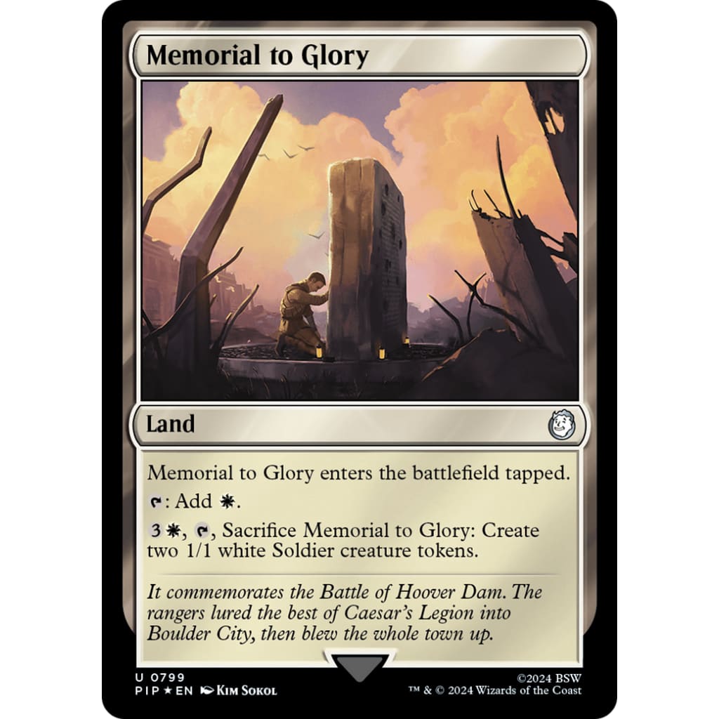 Memorial to Glory (PIP-799) Foil - Single