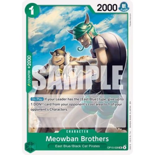 Meowban Brothers OP15-028 UC Adventure on Kami’s Island