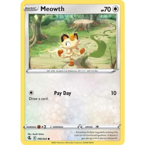 Meowth (199/264) Common - Single
