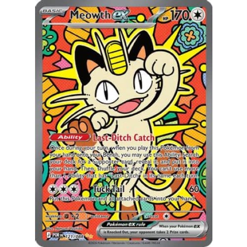 Meowth ex - 121/088 (121) Special Illustration Rare
