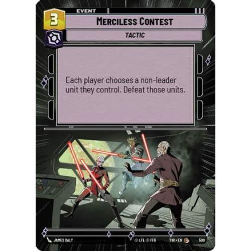 Merciless Contest (Hyperspace) (500) Foil - Single