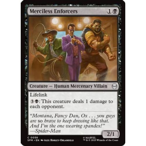 Merciless Enforcers (SPM-058) Foil - Single