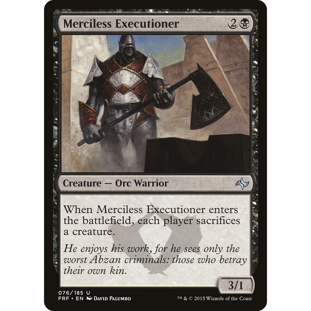 Merciless Executioner (FRF-076) - Single