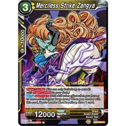 Merciless Strike Zangya (Destroyer Kings Pre-Release Cards)