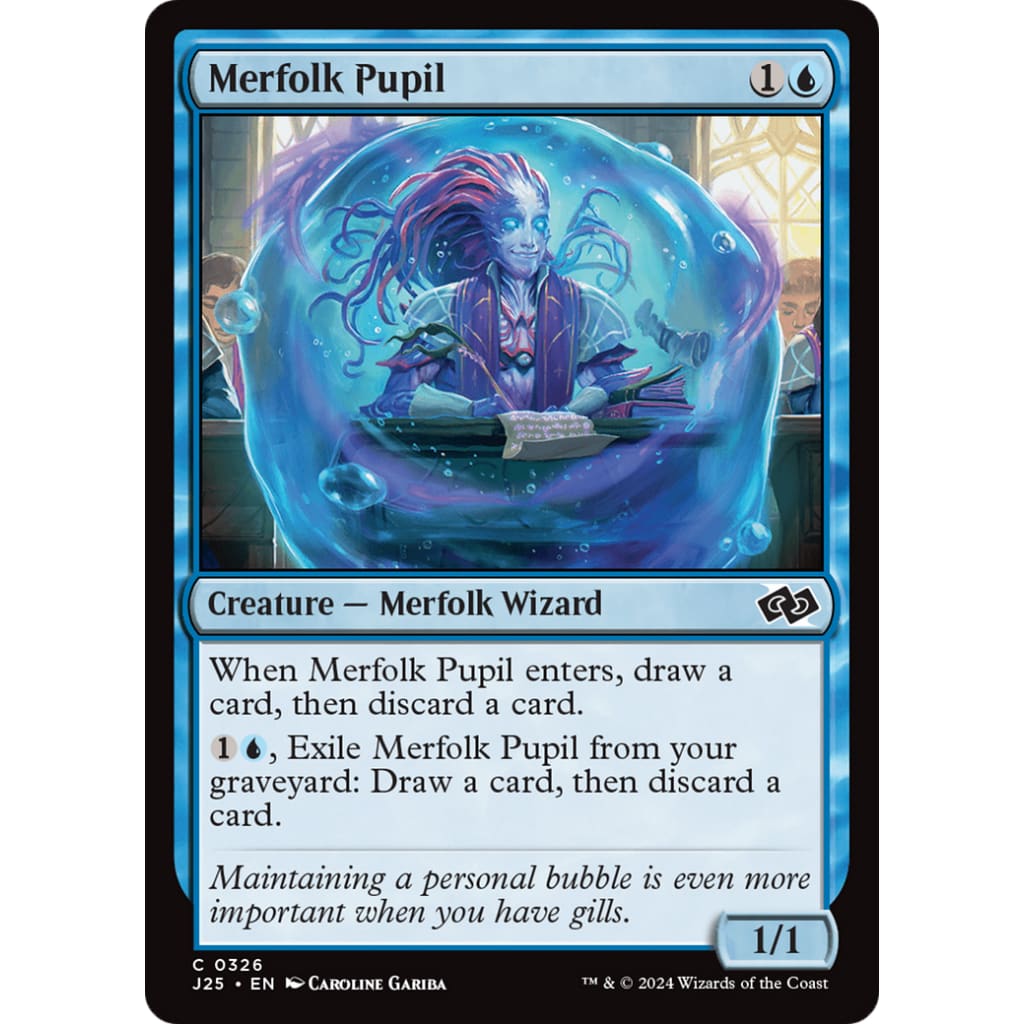 Merfolk Pupil (J25-326) - Single