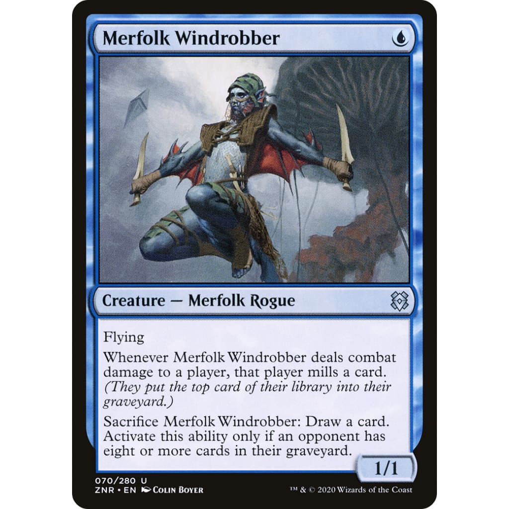 Merfolk Windrobber (ZNR-070) Foil - Single