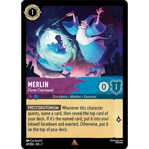 Merlin - Clever Clairvoyant (67/204) - Archazias Island