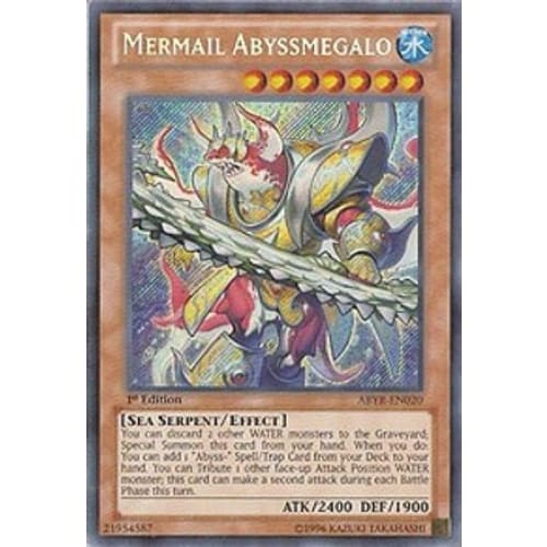 Mermail Abyssmegalo (ABYR-EN020) Secret Rare 1st Edition