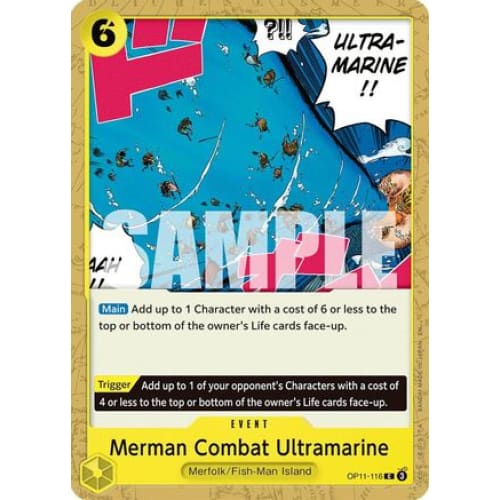 Merman Combat Ultramarine OP11-116 C A Fist of Divine Speed
