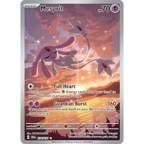 Mesprit (204) Shiny Rare Holofoil - Single