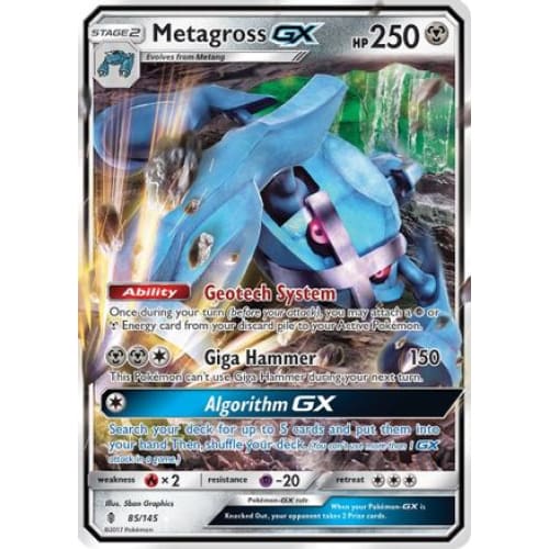 Metagross-GX (85) Holo Rare Holofoil - Single