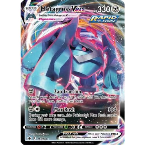 Metagross VMAX (113/198) Holo Rare Holofoil - Single