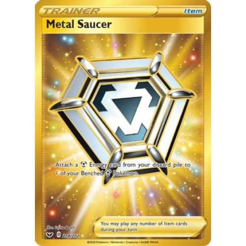Metal Saucer (214/202) Secret Rare Holofoil - Single