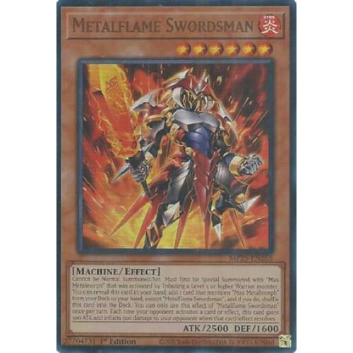 Metalflame Swordsman - MP25-EN265 Ultra Rare 1st Edition