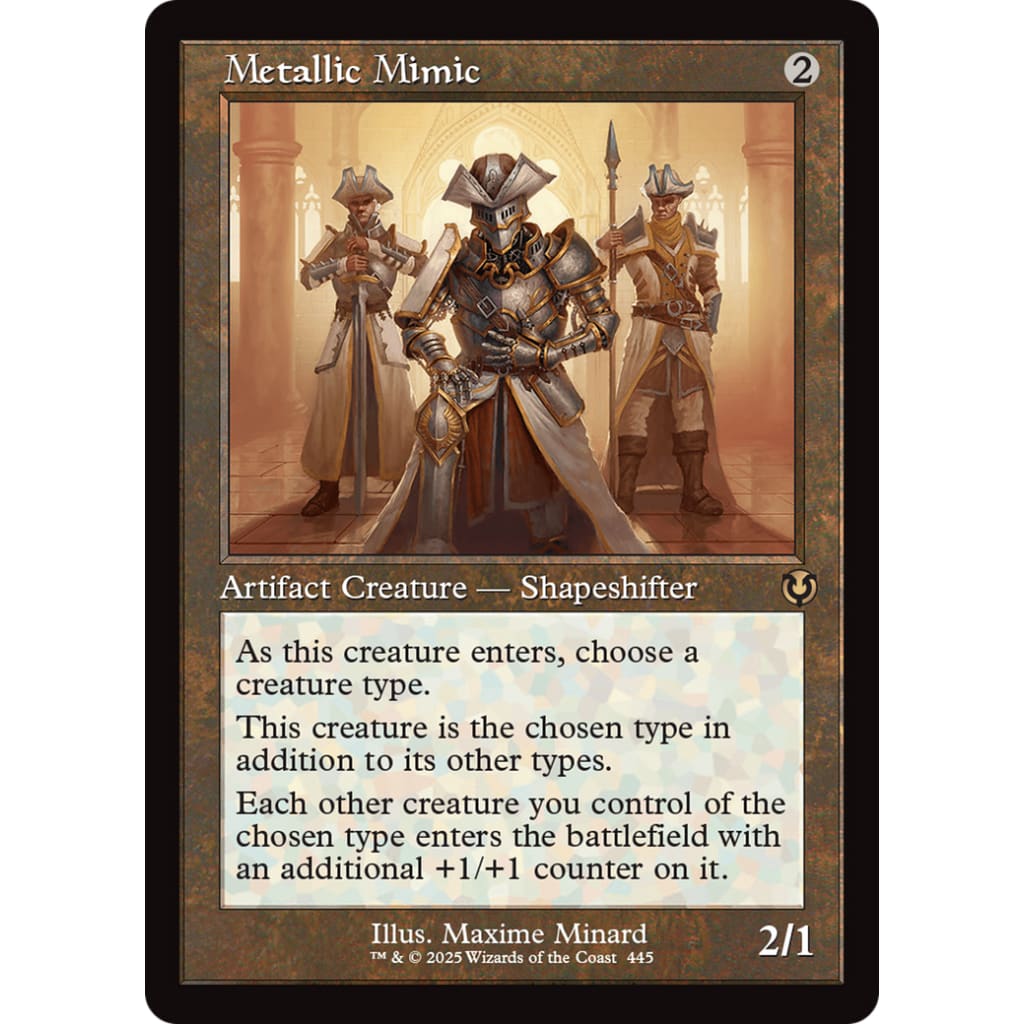 Metallic Mimic (Retro Frame) (INR-445) Foil - Single