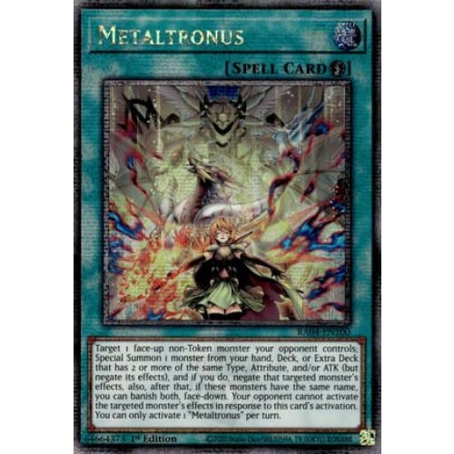 Metaltronus (Quarter Century Secret Rare) - RA04-EN100