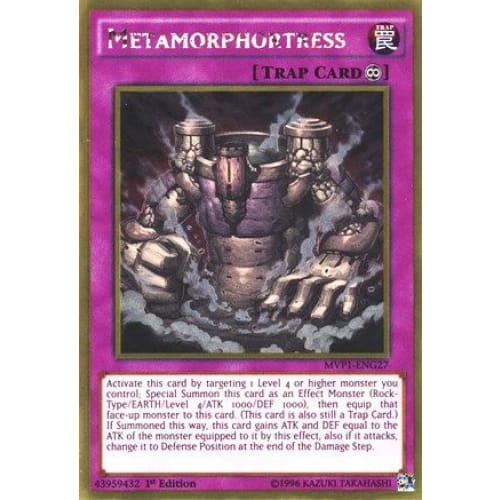 Metamorphortress - MVP1-ENG27 Gold Rare 1st Edition - Single