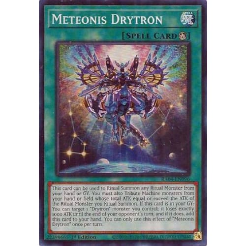 Meteonis Drytron - RA04-EN096 Super Rare 1st Edition