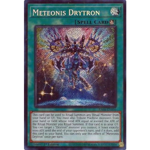 Meteonis Drytron (Secret Rare) - RA04-EN096 Secret Rare 1st