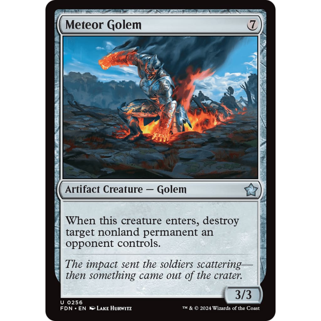 Meteor Golem (FDN-256) Foil - Single