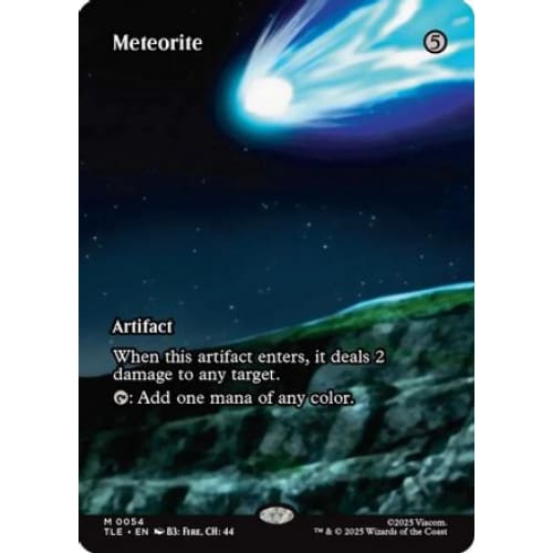 Meteorite (Borderless) (TLE-054) Foil - Single
