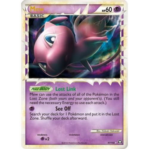 Mew (097/102) Rare Prime Holofoil - Single