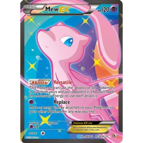 Mew-EX (RC24/113) Ultra Rare Holofoil - Single