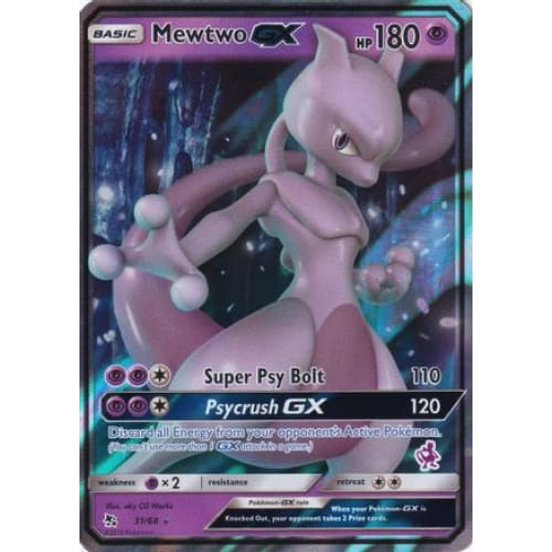 Mewtwo GX (Mewtwo Stamped) (31) Promo Holofoil - Single