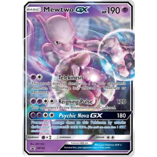 Mewtwo-GX (SM196/248) Promo Holofoil - Single