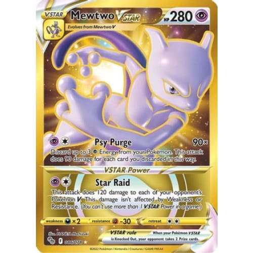 Mewtwo VSTAR (086/078) Secret Rare Holofoil - Single