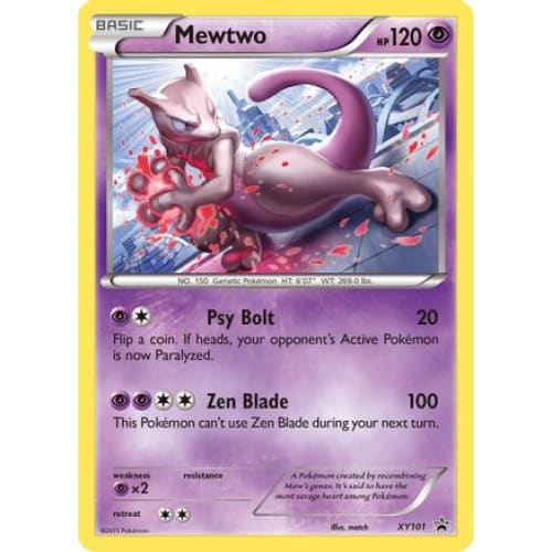 Mewtwo (XY101/211) Promo Holofoil - Single