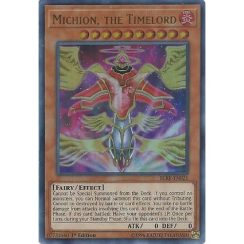 Michion the Timelord (BLRR-EN021) Ultra Rare 1st Edition