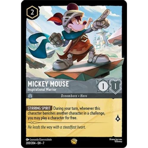 Mickey Mouse - Inspirational Warrior (200/204) - Archazias